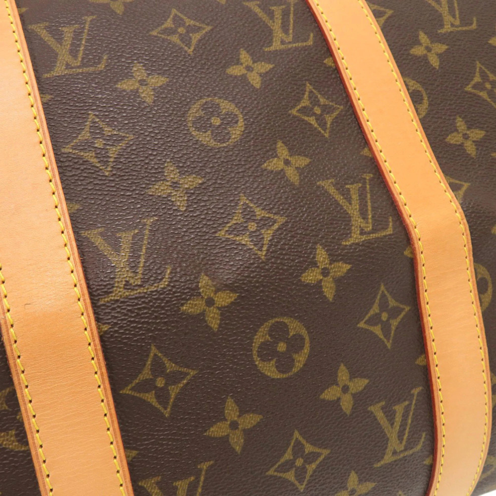 LOUIS VUITTON Authentic Brown Monogram Keepall 50 Boston Bag - Picture 8 of 10
